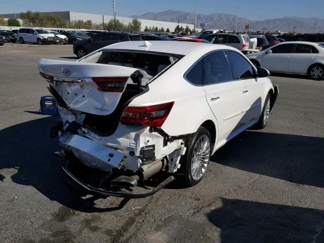 4T1BK1EB8HU258849 - 2017 TOYOTA AVALON XLE WHITE photo 4