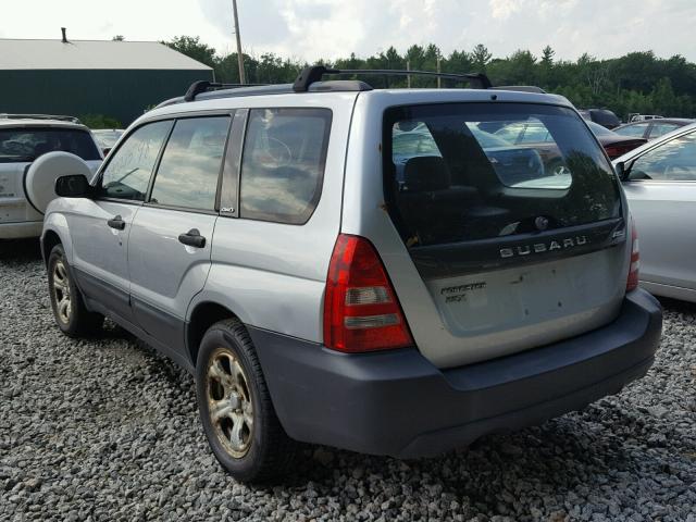 JF1SG63634H763067 - 2004 SUBARU FORESTER 2 SILVER photo 3