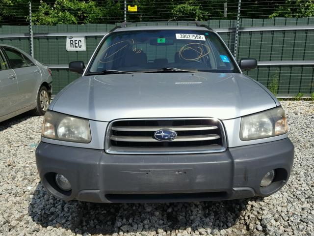 JF1SG63634H763067 - 2004 SUBARU FORESTER 2 SILVER photo 9