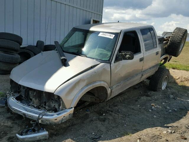 1GCDT13W62K125607 - 2002 CHEVROLET S TRUCK S1 TAN photo 2