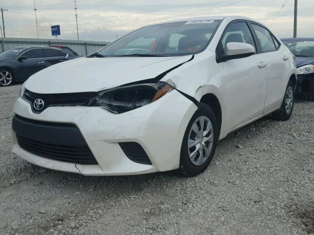 5YFBPRHEXEP046666 - 2014 TOYOTA COROLLA EC 白色 照片 2