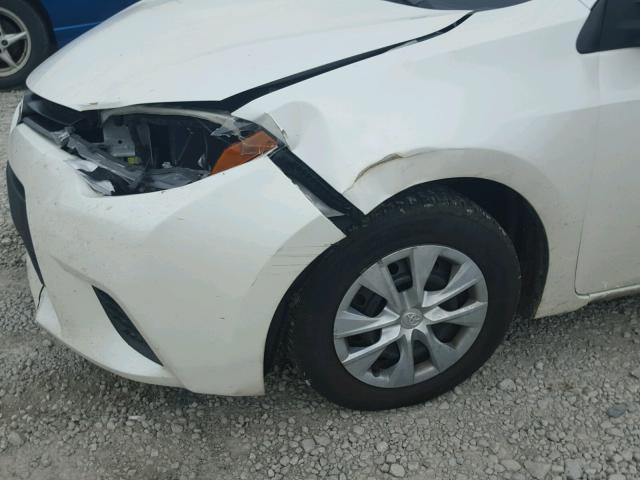 5YFBPRHEXEP046666 - 2014 TOYOTA COROLLA EC 白色 照片 9
