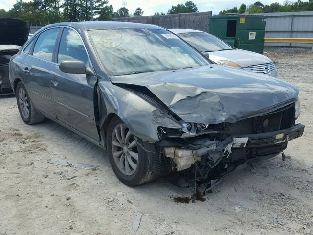 KMHFC46F37A174939 - 2007 HYUNDAI AZERA SE GREEN photo 1