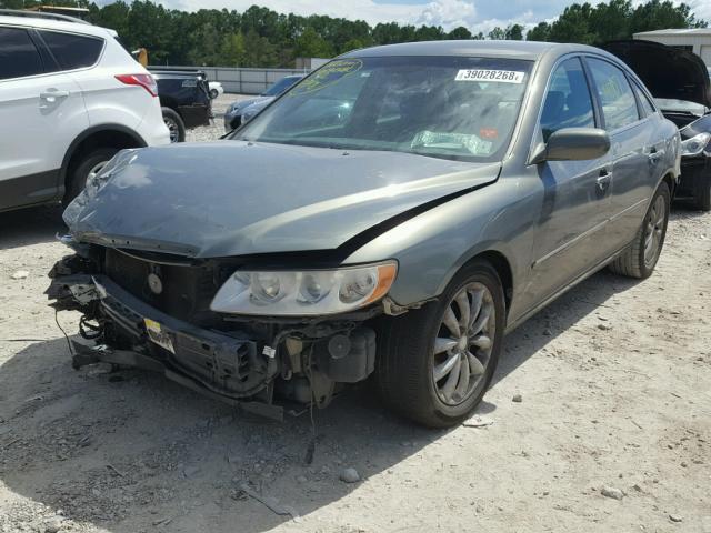 KMHFC46F37A174939 - 2007 HYUNDAI AZERA SE GREEN photo 2