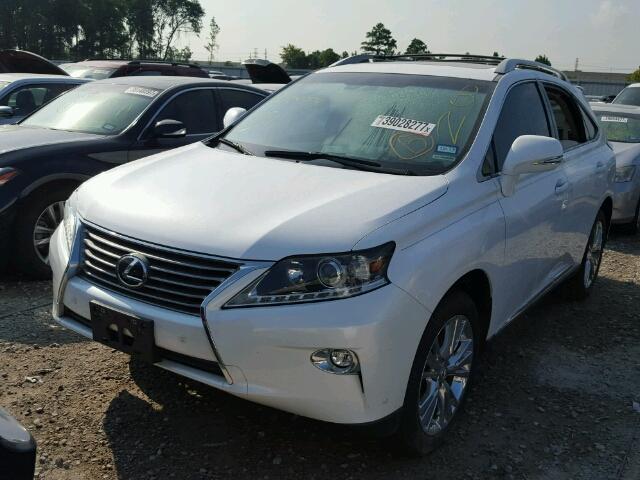 2T2ZK1BA4FC151771 - 2015 LEXUS RX 350 WHITE photo 2