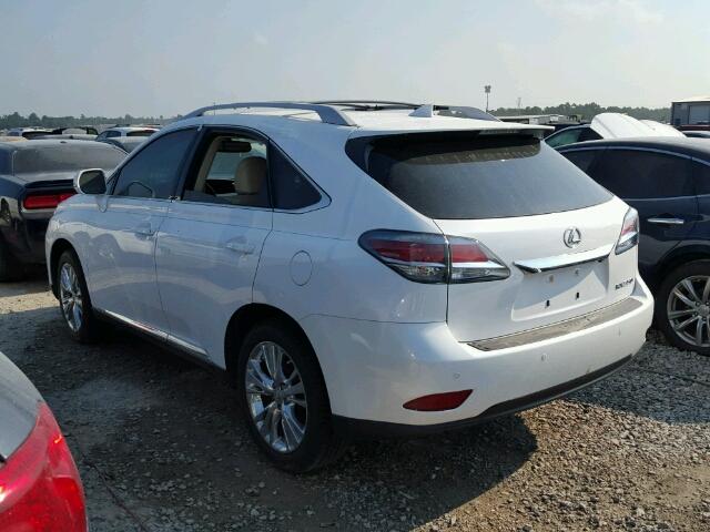 2T2ZK1BA4FC151771 - 2015 LEXUS RX 350 WHITE photo 3