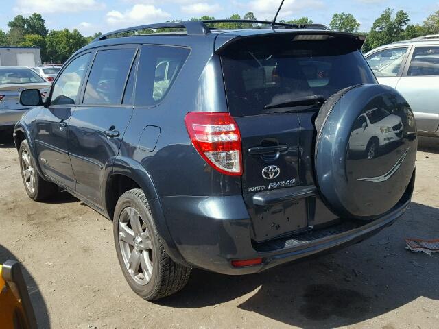 JTMWF4DV7A5016657 - 2010 TOYOTA RAV4 BLACK photo 3