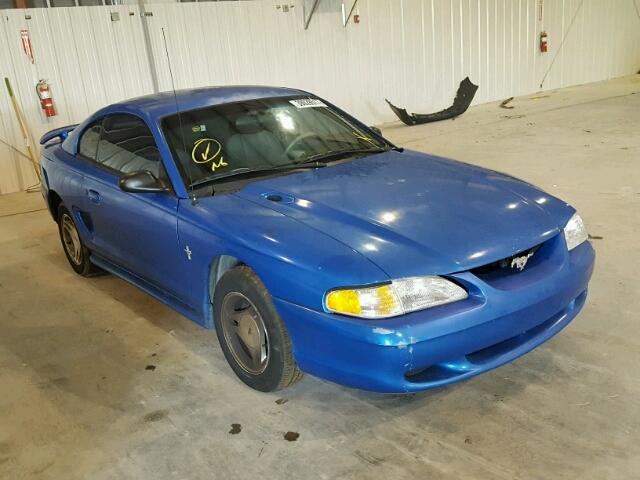 1FAFP4048WF264420 - 1998 FORD MUSTANG BLUE photo 1