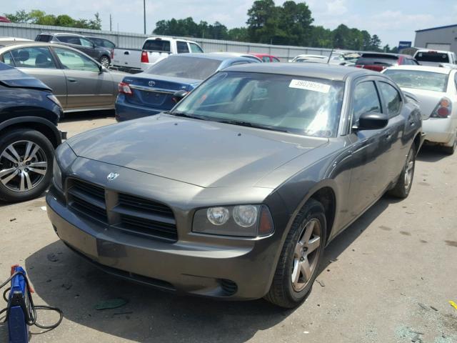 2B3KA43G38H190777 - 2008 DODGE CHARGER BLACK photo 2