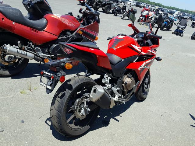 MLHPC4469H5400078 - 2017 HONDA CBR500 R RED photo 4