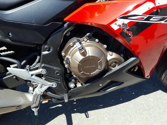 MLHPC4469H5400078 - 2017 HONDA CBR500 R RED photo 7