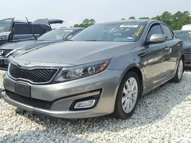 5XXGM4A75FG478265 - 2015 KIA OPTIMA GRAY photo 2