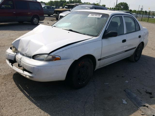 1Y1SK5283XZ421957 - 1999 CHEVROLET GEO PRIZM 白色 照片 2