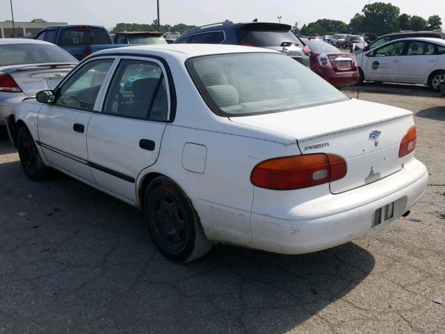 1Y1SK5283XZ421957 - 1999 CHEVROLET GEO PRIZM 白色 照片 3
