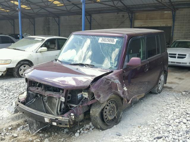 JTLKT324150186659 - 2005 TOYOTA SCION XB Tünd qırmızı foto 2