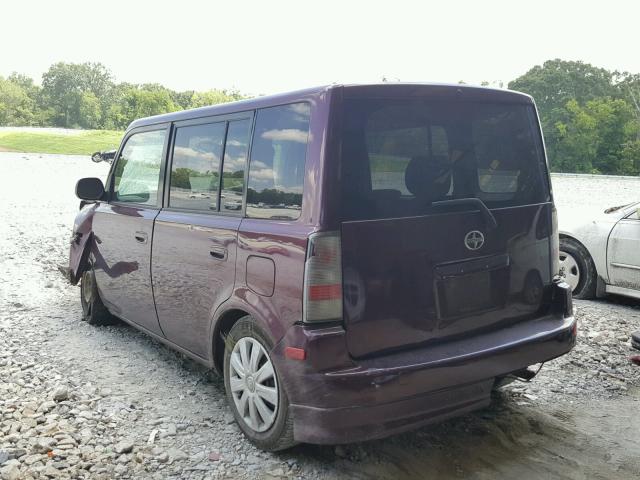 JTLKT324150186659 - 2005 TOYOTA SCION XB Tünd qırmızı foto 3