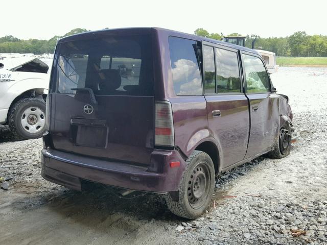 JTLKT324150186659 - 2005 TOYOTA SCION XB Tünd qırmızı foto 4