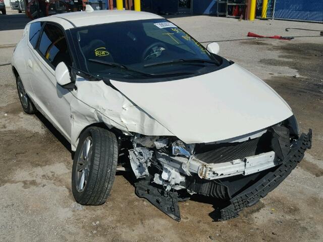 JHMZF1D46DS002742 - 2013 HONDA CR-Z WHITE photo 1