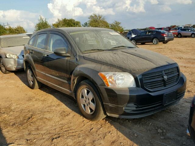 1B3HB28B58D510977 - 2008 DODGE CALIBER BLACK photo 1