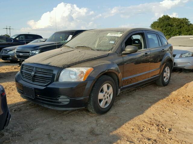 1B3HB28B58D510977 - 2008 DODGE CALIBER BLACK photo 2