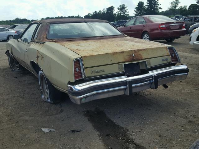 1H57H4B570845 - 1974 CHEVROLET MONTECARLO 黄色 照片 3