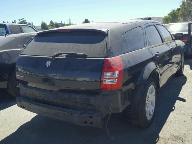 2D4FV47T36H265490 - 2006 DODGE MAGNUM SE BLACK photo 4