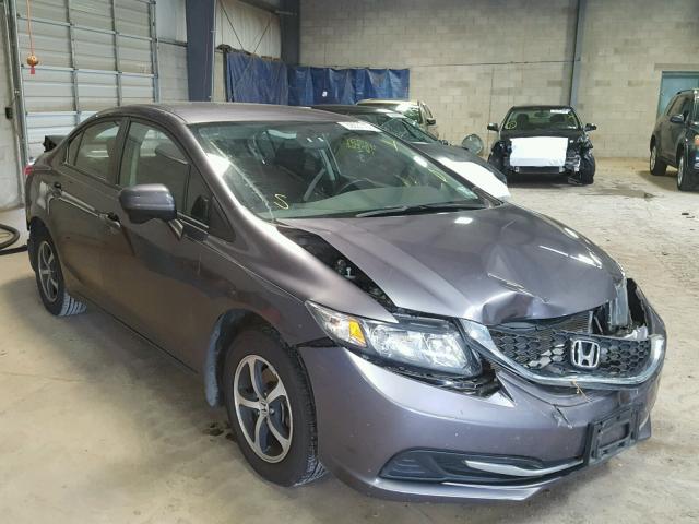 19XFB2F77FE237850 - 2015 HONDA CIVIC SE GRAY photo 1