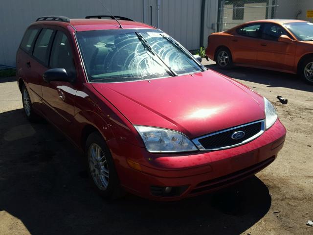 1FAFP36N15W281522 - 2005 FORD FOCUS ZXW RED photo 1