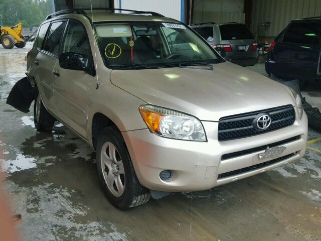 JTMBD33V786054961 - 2008 TOYOTA RAV4 TAN photo 1