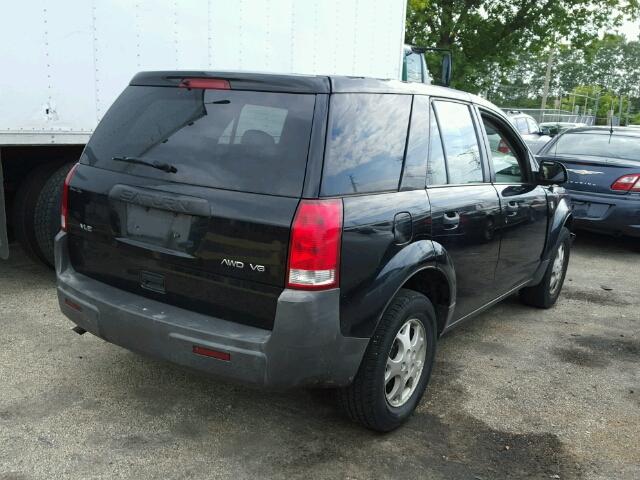 5GZCZ63B73S868927 - 2003 SATURN VUE BLACK photo 4