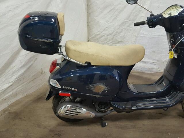 ZAPM688F7C5002244 - 2012 VESPA LX BLUE photo 6