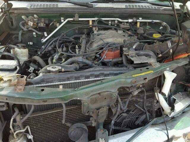 1N6ED26Y0YC343918 - 2000 NISSAN FRONTIER K GREEN photo 7