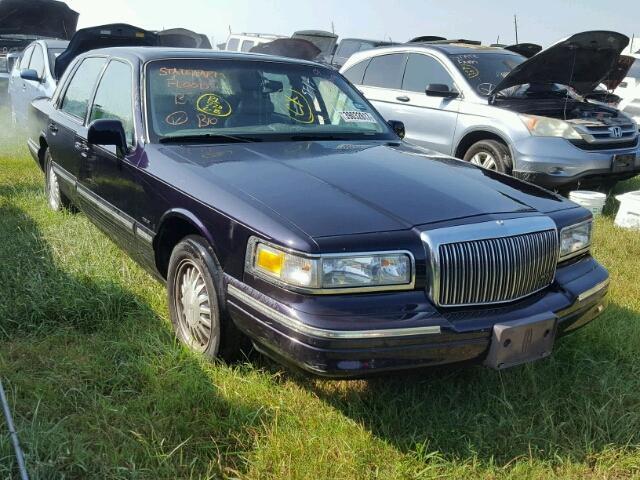 1LNLM82W7TY662306 - 1996 LINCOLN TOWN CAR S BLUE photo 1