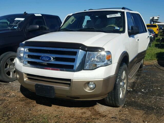 1FMJU1H55BEF34708 - 2011 FORD EXPEDITION WHITE photo 2