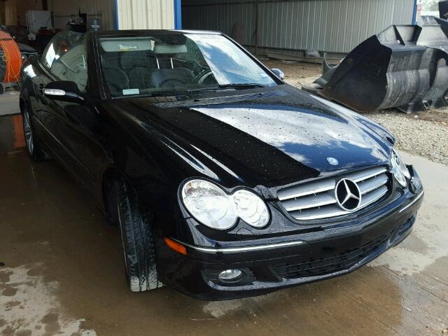 WDBTK56F18T094169 - 2008 MERCEDES-BENZ CLK 350 BLACK photo 1