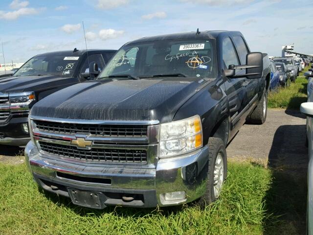 1GC4KXB63AF106589 - 2010 CHEVROLET SILVERADO BLACK photo 2