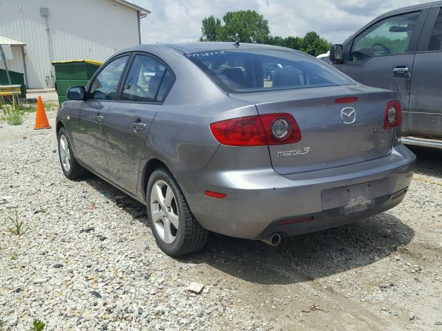 JM1BK32FX61442440 - 2006 MAZDA 3 I GRAY photo 3