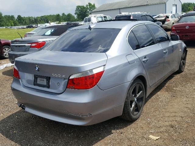 WBANF33546CS35499 - 2006 BMW 525 XI GRAY photo 4