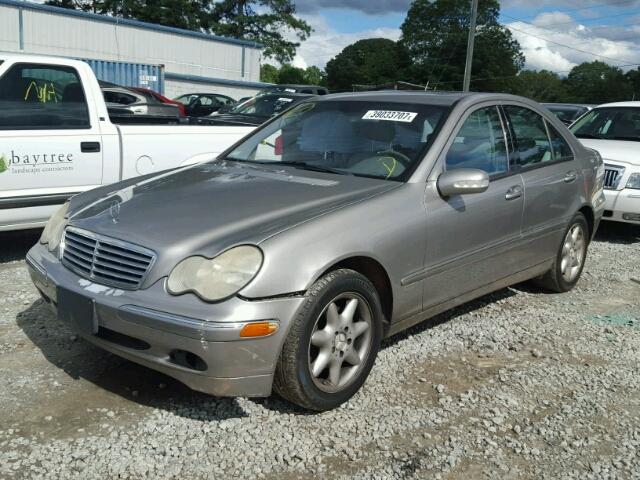 WDBRF61J13F345019 - 2003 MERCEDES-BENZ C 240 SILVER photo 2