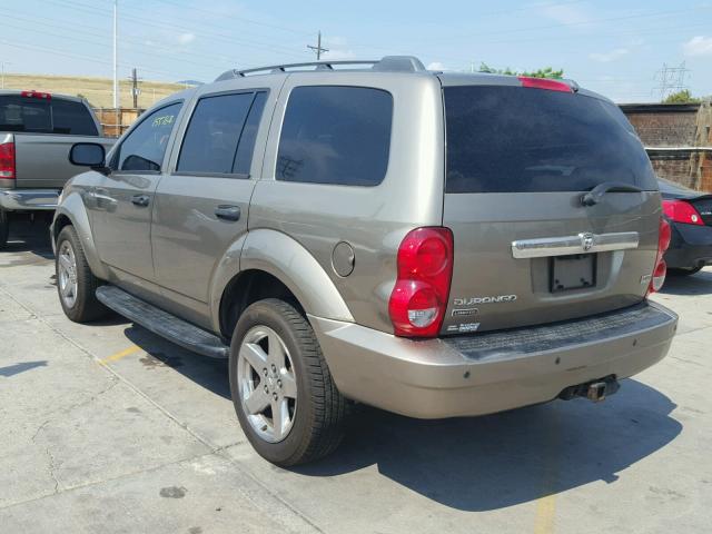 1D8HB58287F542214 - 2007 DODGE DURANGO LI GOLD photo 3