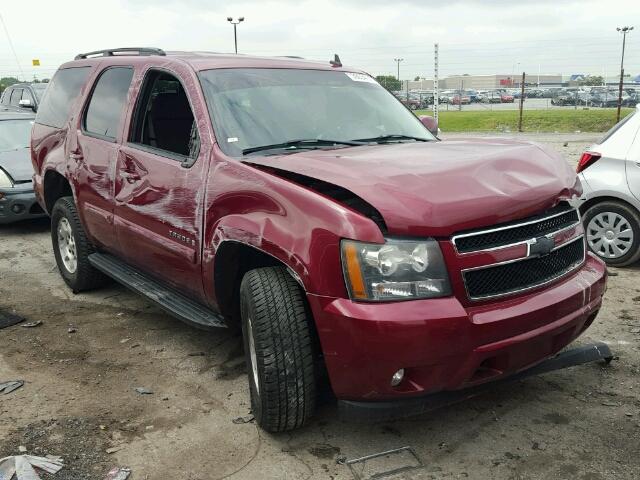 1GNFK13027J358217 - 2007 CHEVROLET TAHOE MAROON photo 1