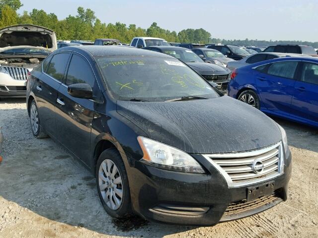 3N1AB7AP6EY202814 - 2014 NISSAN SENTRA BLACK photo 1