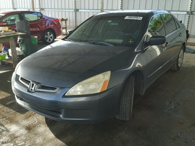 1HGCM66323A077250 - 2003 HONDA ACCORD LX BLUE photo 2