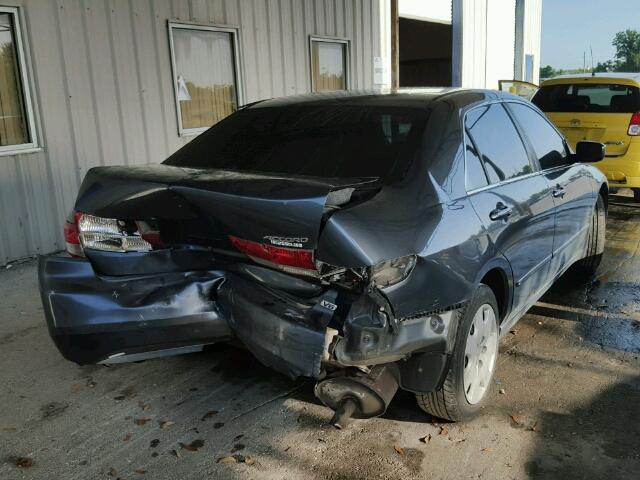 1HGCM66323A077250 - 2003 HONDA ACCORD LX BLUE photo 4