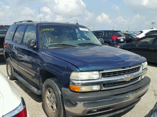 1GNEC13V55R205575 - 2005 CHEVROLET TAHOE C150 BLUE photo 1