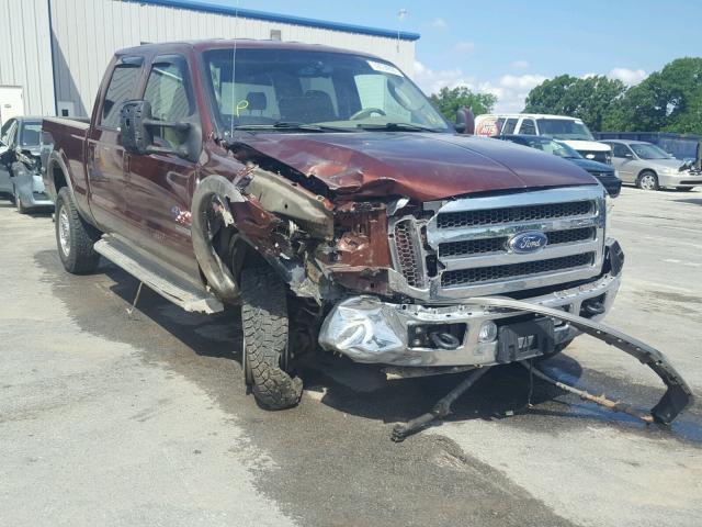 1FTWW31P25EA48986 - 2005 FORD F350 SRW S BROWN photo 1