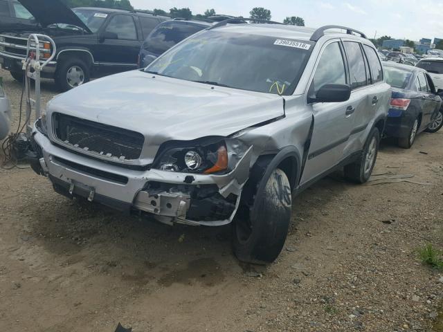 YV1CM59H941034309 - 2004 VOLVO XC90 SILVER photo 2