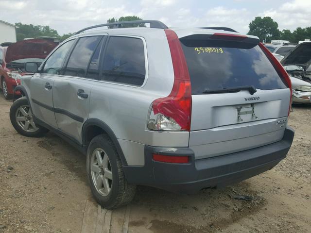 YV1CM59H941034309 - 2004 VOLVO XC90 SILVER photo 3