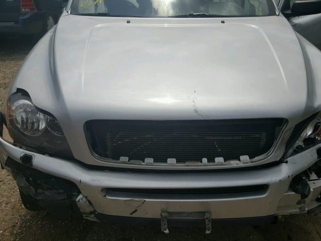 YV1CM59H941034309 - 2004 VOLVO XC90 SILVER photo 7
