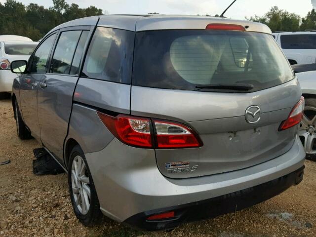 JM1CW2BL4C0104087 - 2012 MAZDA 5 SILVER photo 3